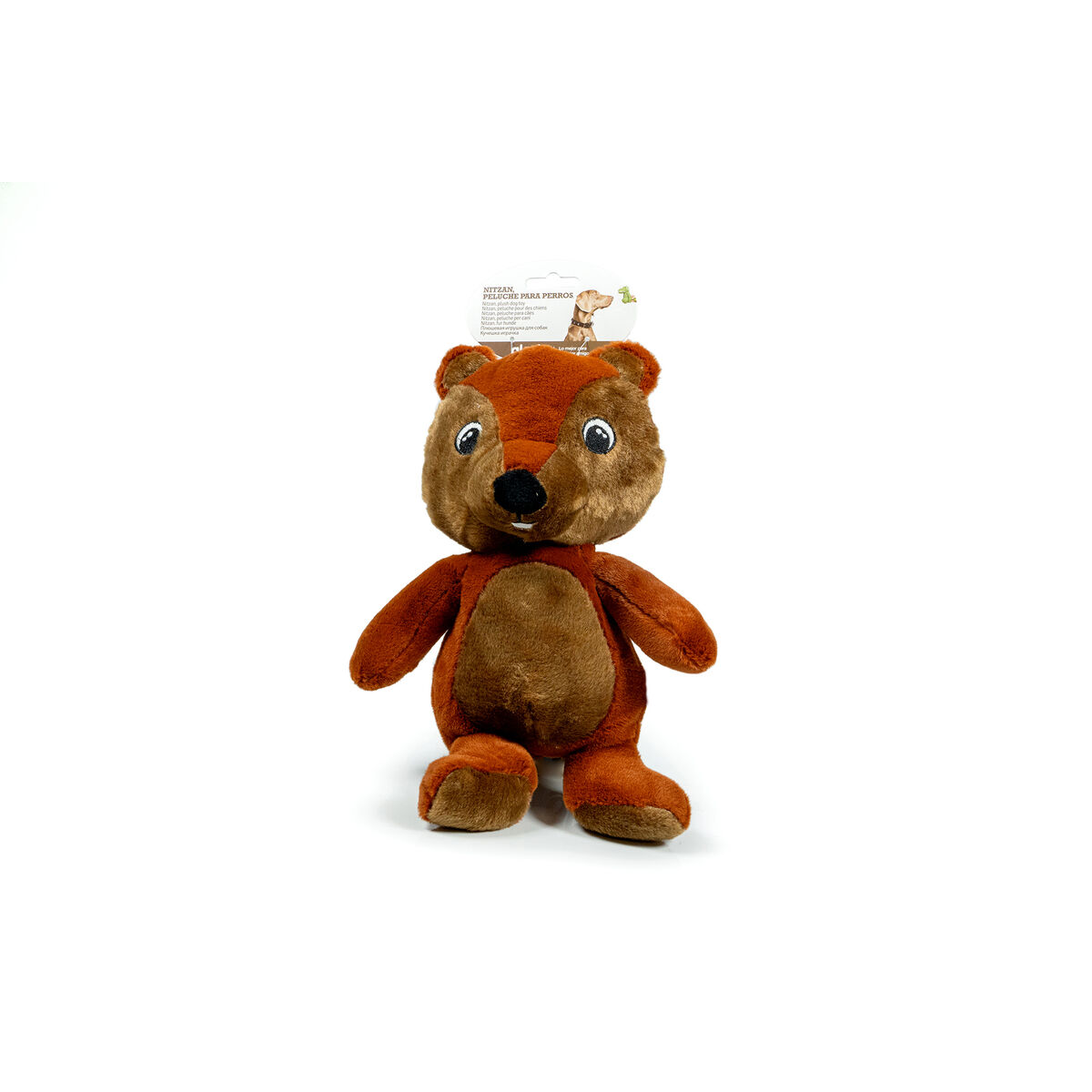 Mjuk leksak för hundar Gloria Nitzan Brun Polyester polypropen