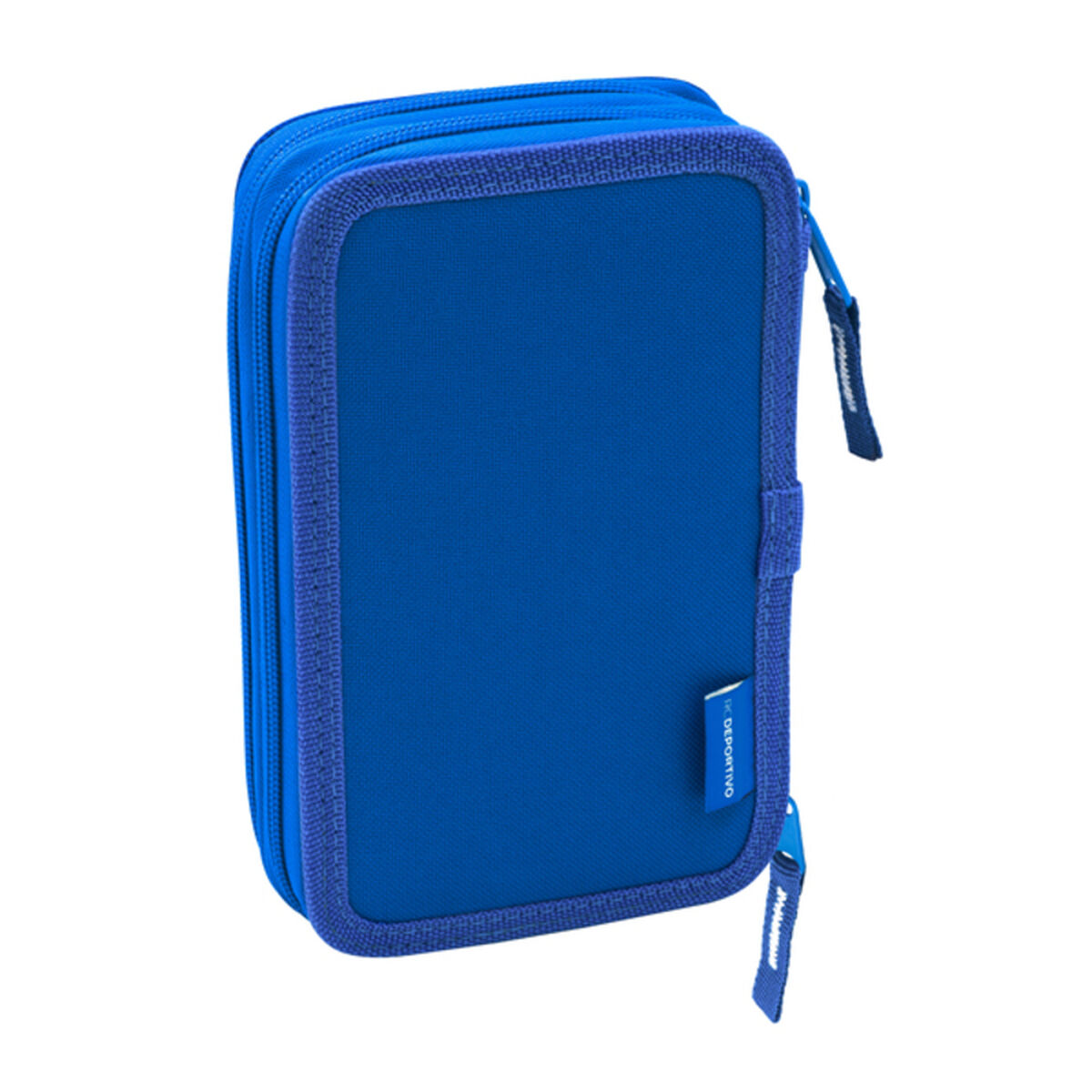 Dubbelt pennfodral R. C. Deportivo de La Coruña Blå Vit 12.5 x 19.5 x 4 cm - 3