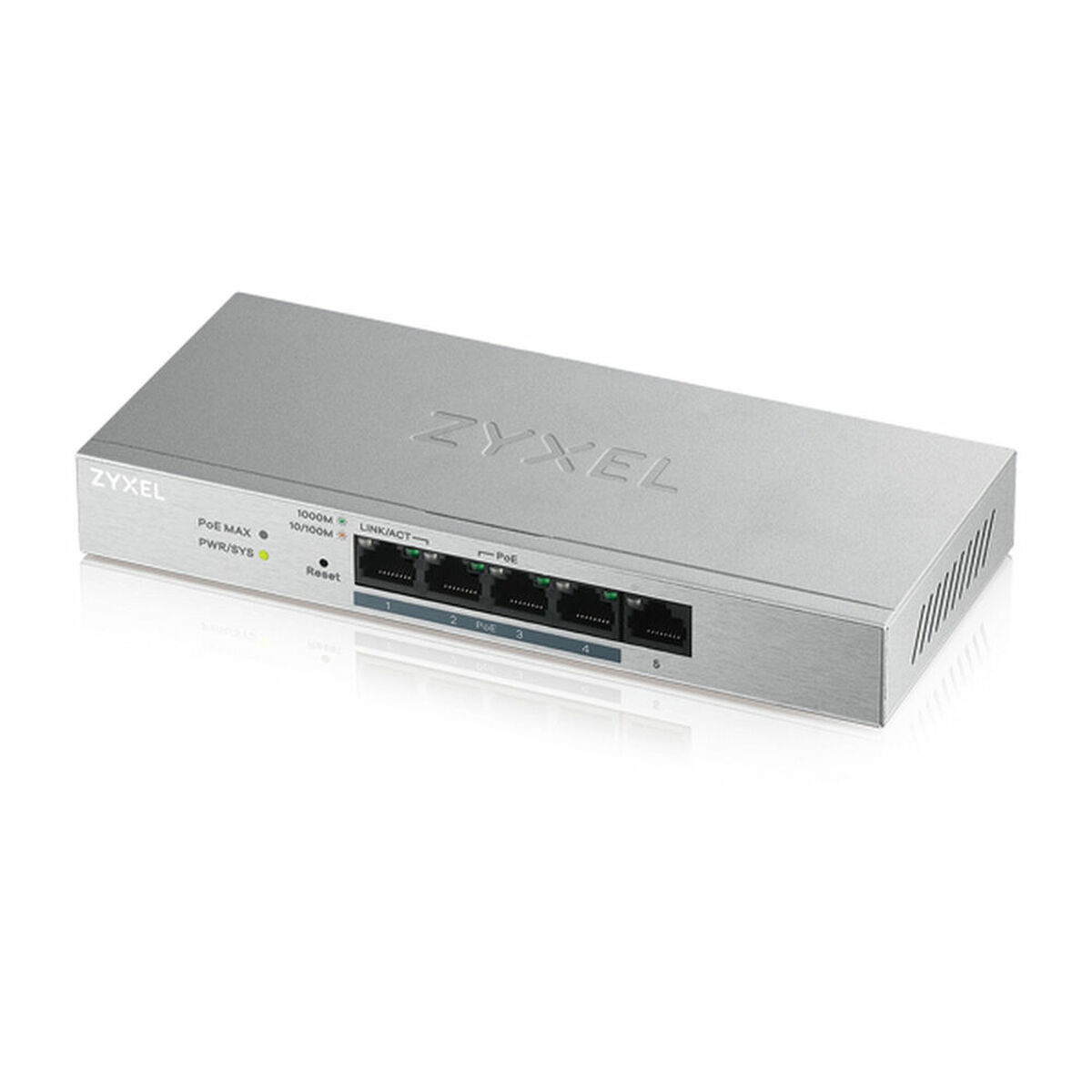 Switch ZyXEL GS1200-5HPV2-EU0101F Grå