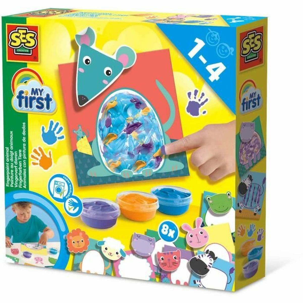 Ritningsset SES Creative Finger painting