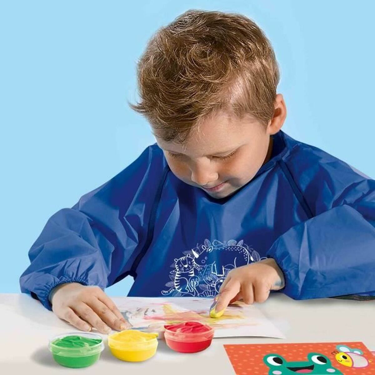 Ritningsset SES Creative Eco Finger Paint Cards - 3