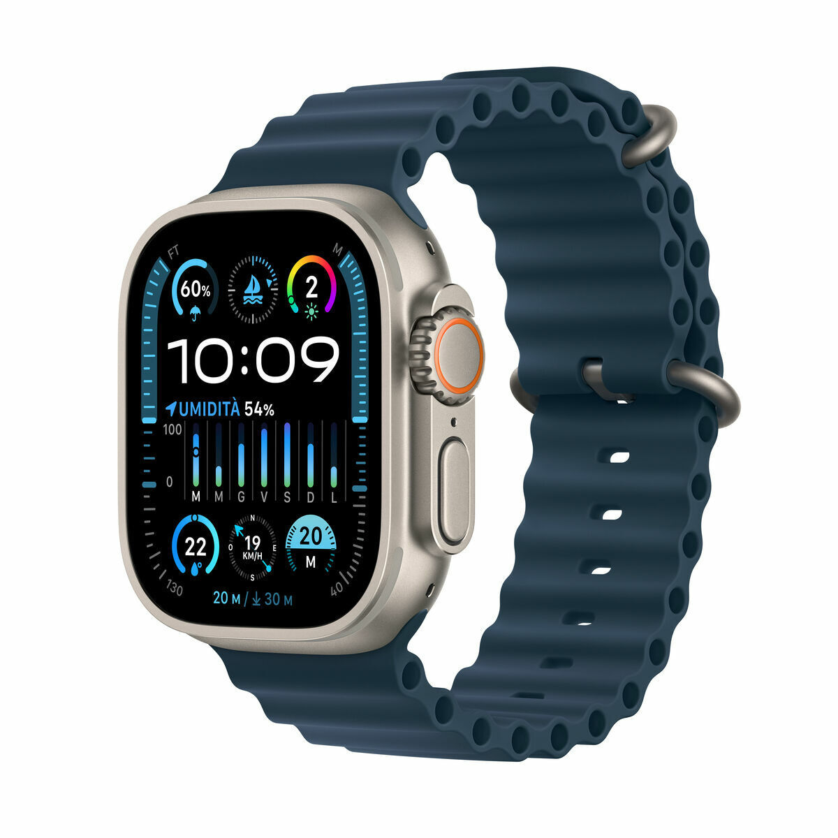 Smartklocka Apple Watch Ultra 2 Blå 1,9" 49 mm