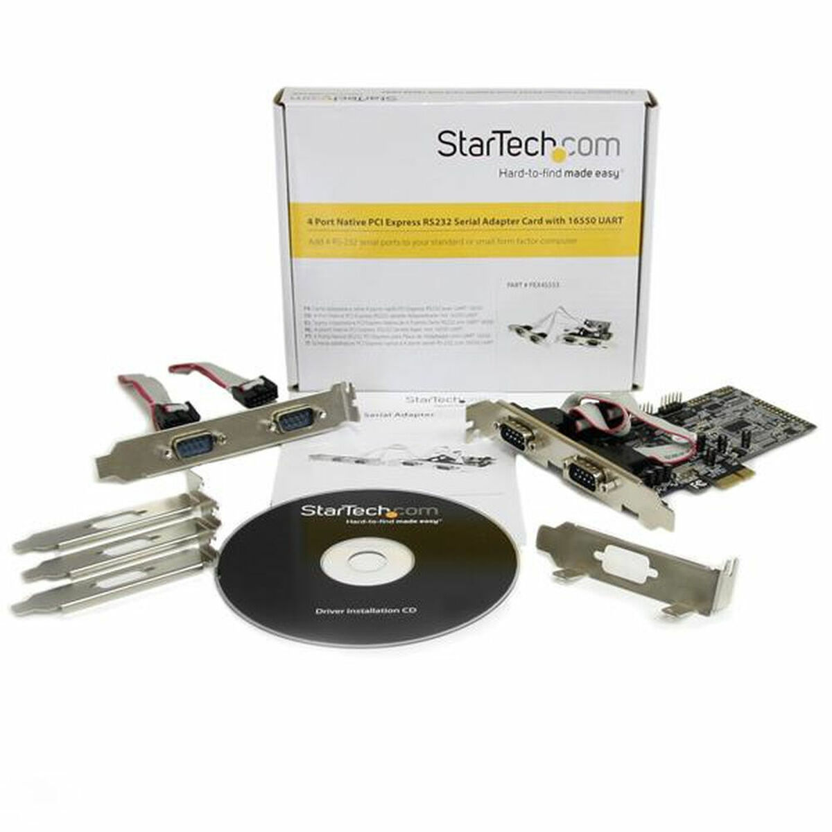PCI Kort Startech PEX4S553 4 Portar