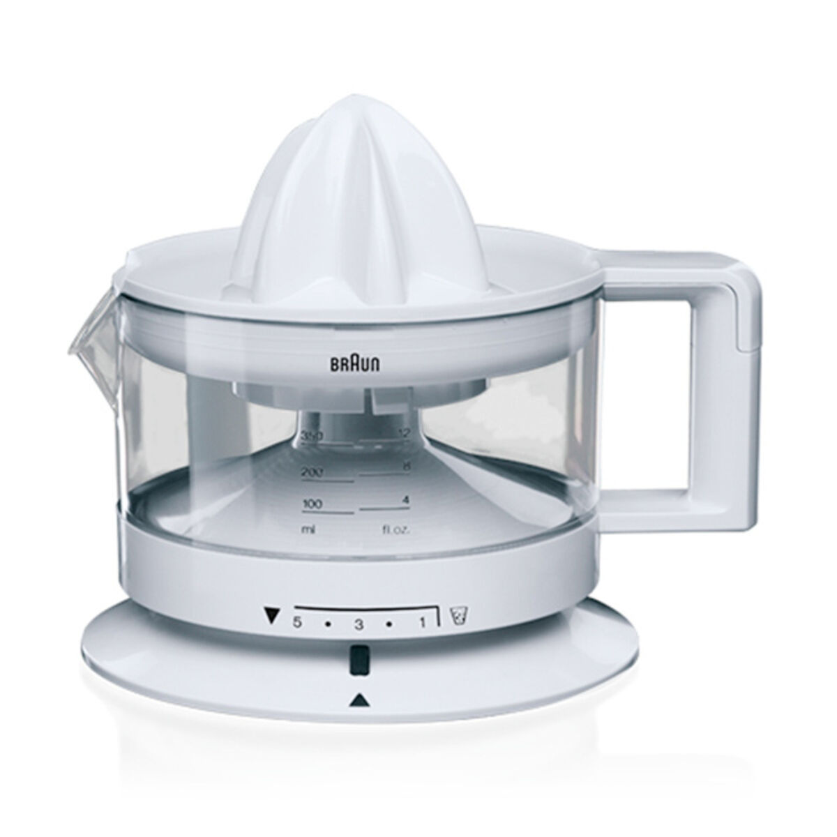 Elektrisk Juicepress Braun CJ3000 Transparent Vit 350 ml