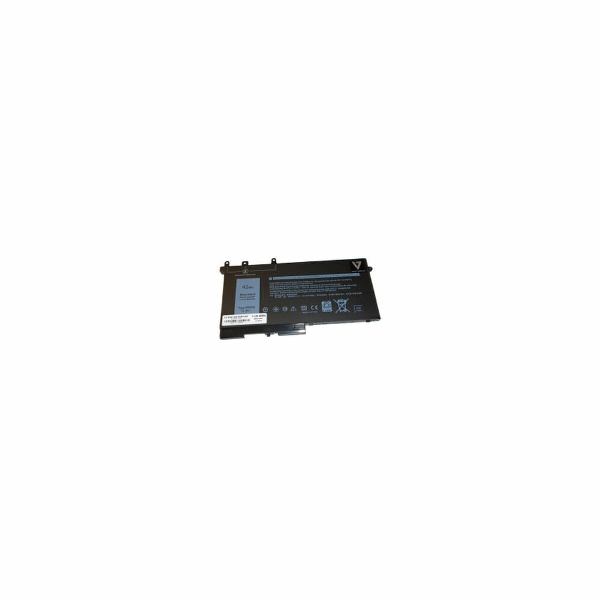 Laptopbatteri V7 D-3VC9Y-V7E Svart 42 Wh 3685 mAh