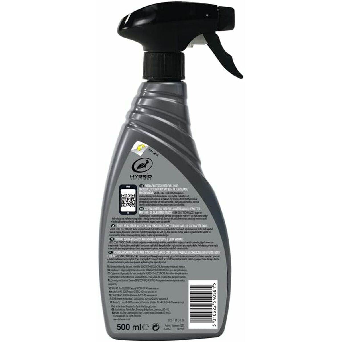 Rengöringsmedel för möbeltyg Turtle Wax TW54057 Skydd Anti-fläckar 500 ml - 2