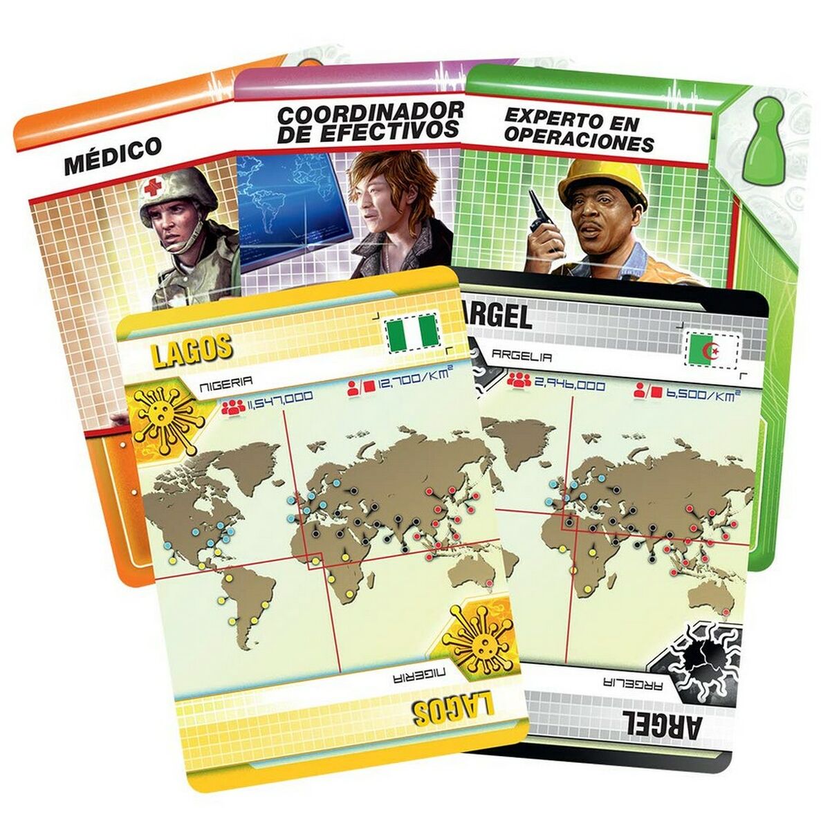 Sällskapsspel Pandemic Asmodee ZM7101ES (ES) - 3
