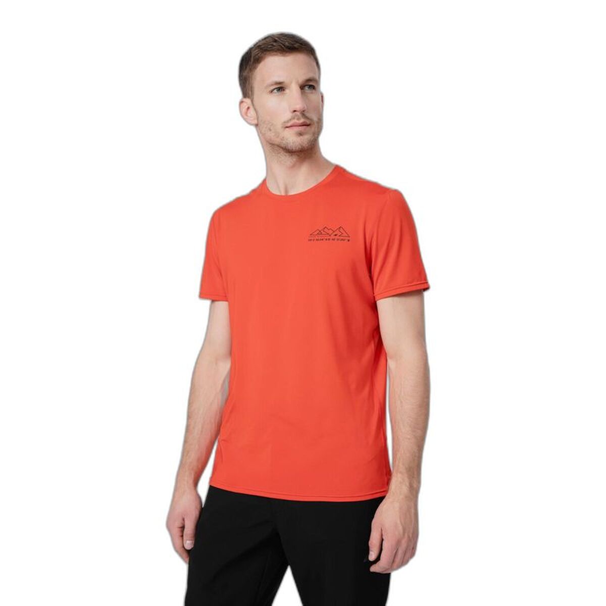T-shirt med kortärm 4F Fnk M209 Röd - 2