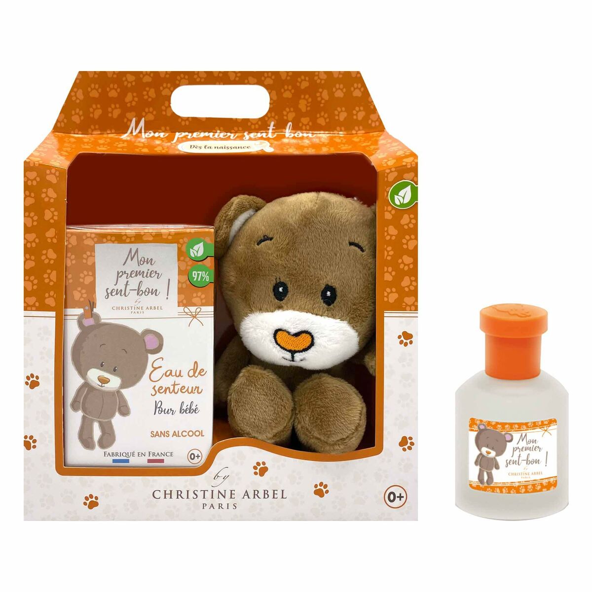 Barnparfym Christine Arbel Mon Premier Sent Bon 50+Oso 50 ml 2 Delar