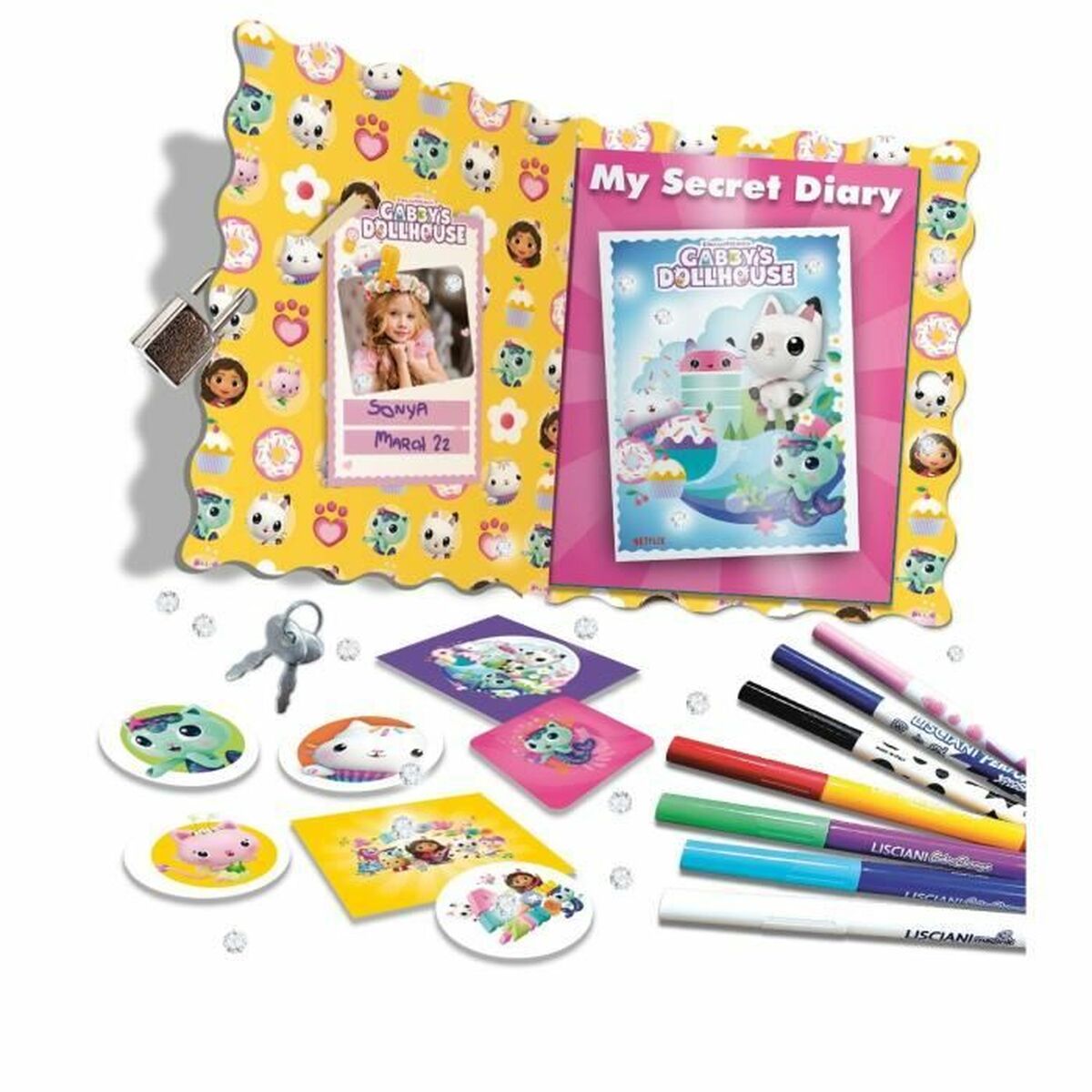 Ritningsset Lisciani Giochi Secret Diary - 2