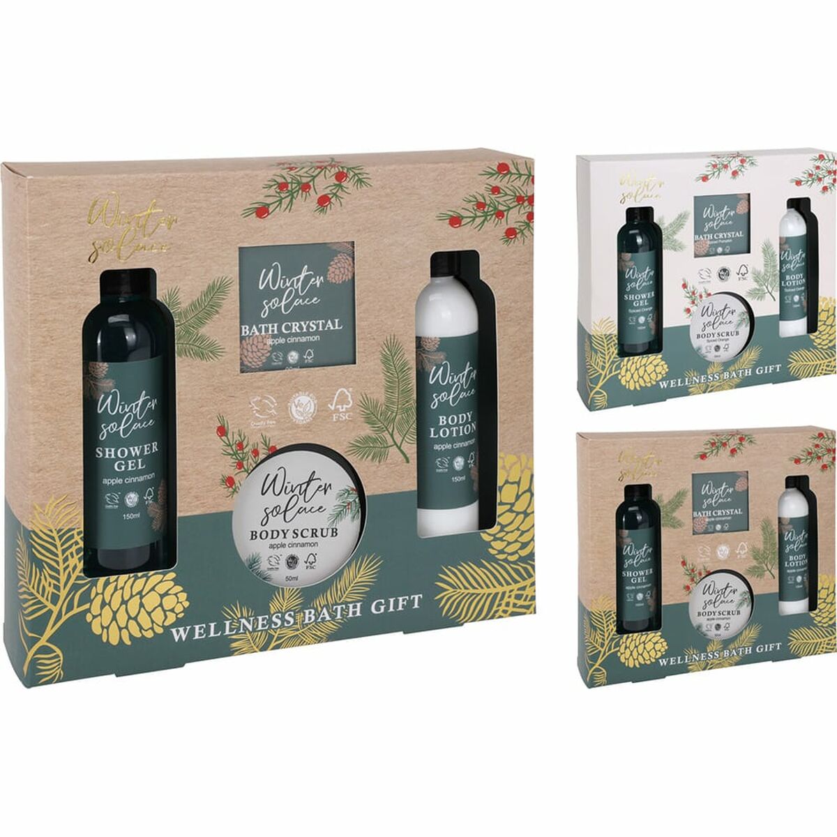 Skönhetsset Lifetime Wellness winter solace 4 Delar