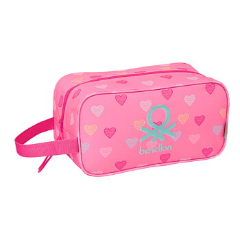 Skoförvaring Benetton Heart Rosa 29 x 15 x 14 cm