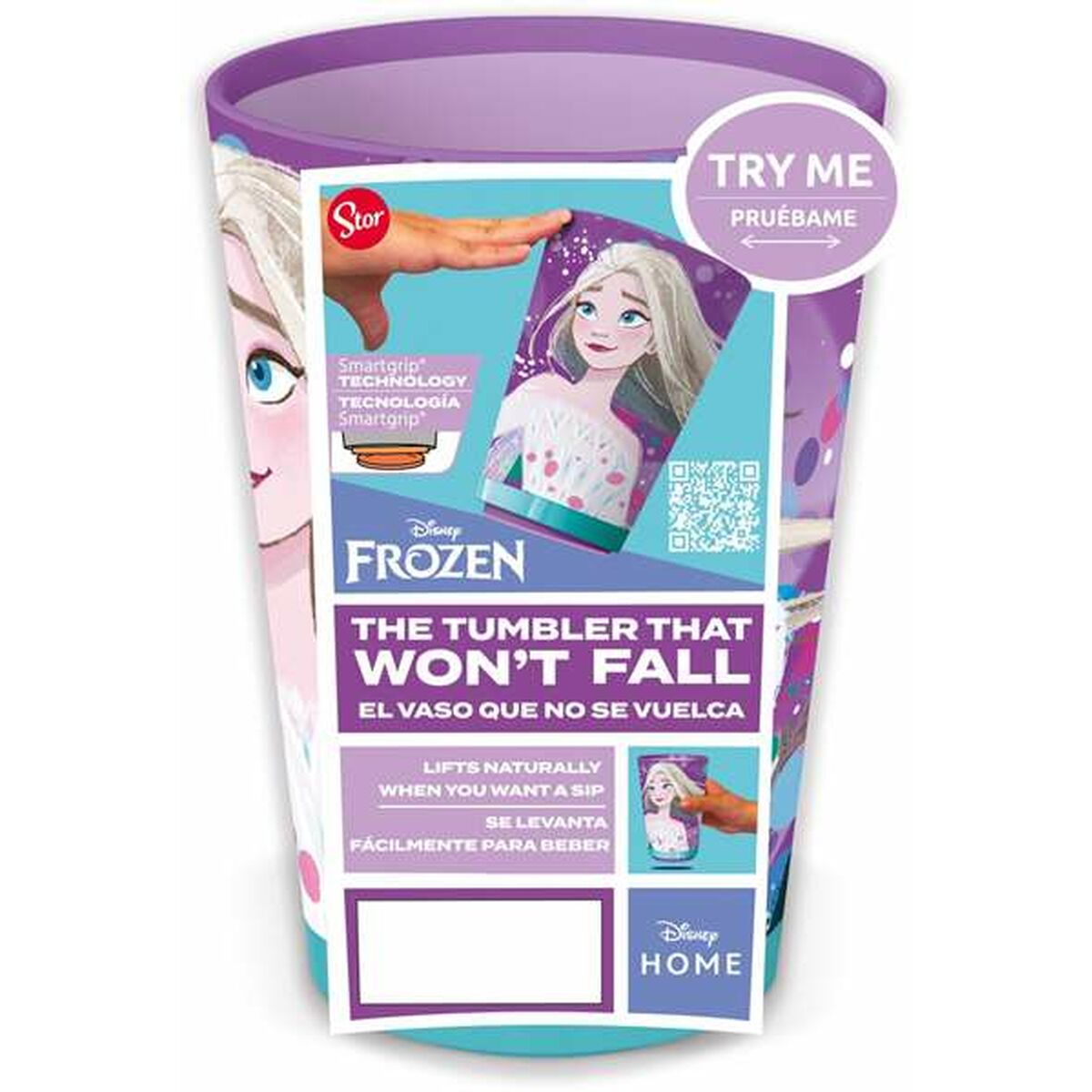 Glas Frozen Violetas 470 ml Plast - 2