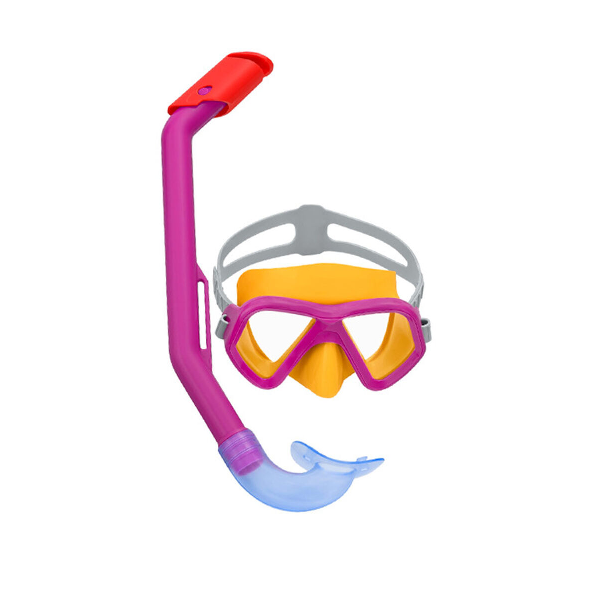 Bestway Uppsättning Mask och Rör Barn Anatomiskt Band Blandad Färg +3 År Strand och Pool 24018 - 2