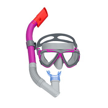 Bestway Set Mask och Rör Barn Anatomiskt Band Blandade Färger +3 År Strand och Pool 24023
