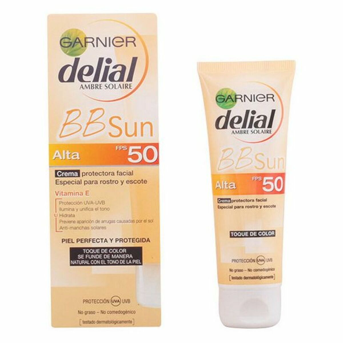 Hydrerande kräm med färg Delial Bb Sun Spf 50 50 ml