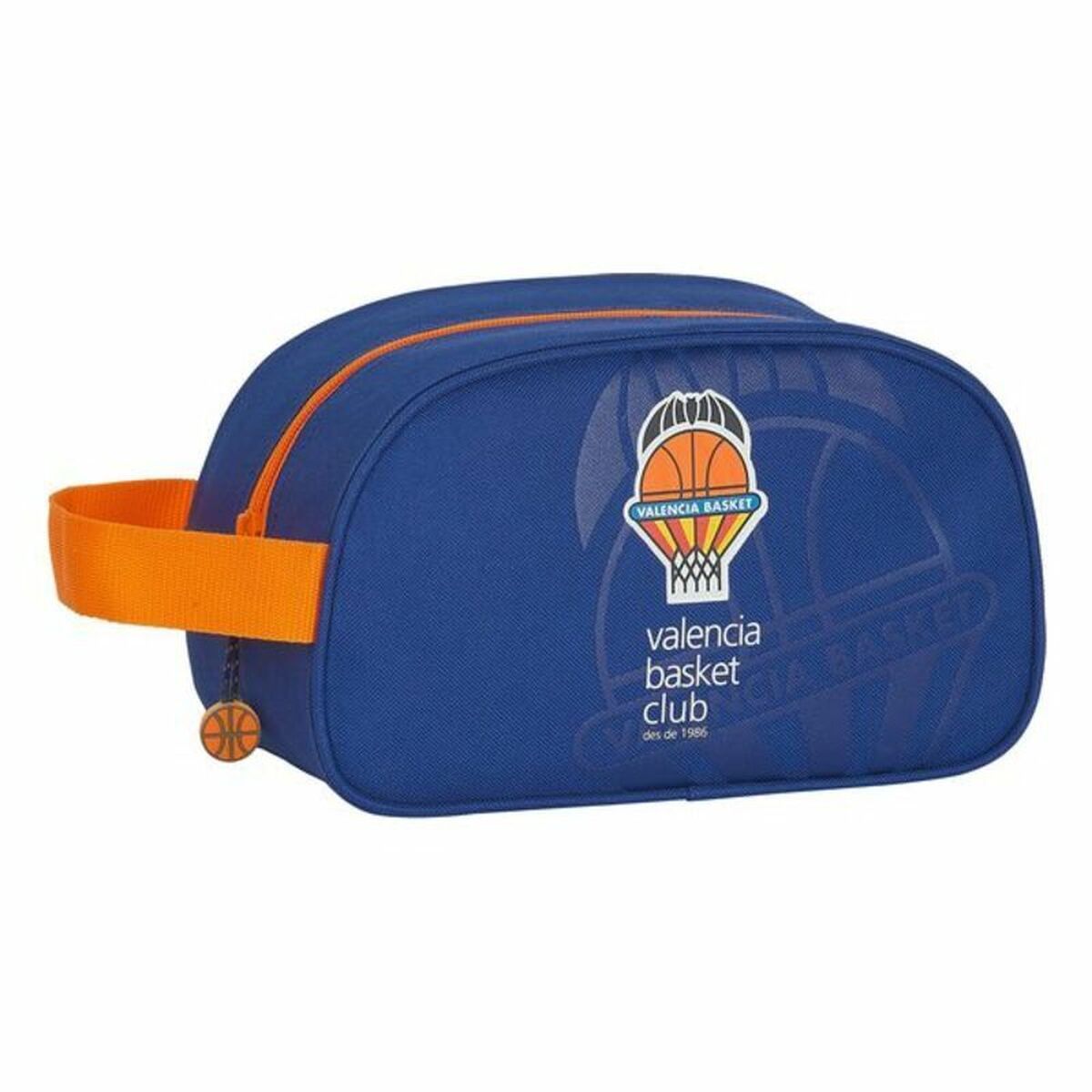 Skolnecessär Valencia Basket M248 Blå Orange 26 x 15 x 12 cm