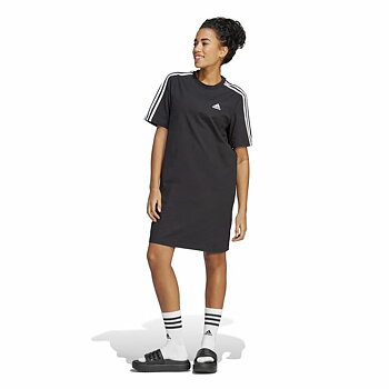 Klänning Adidas 3S Boyfriend Single Svart