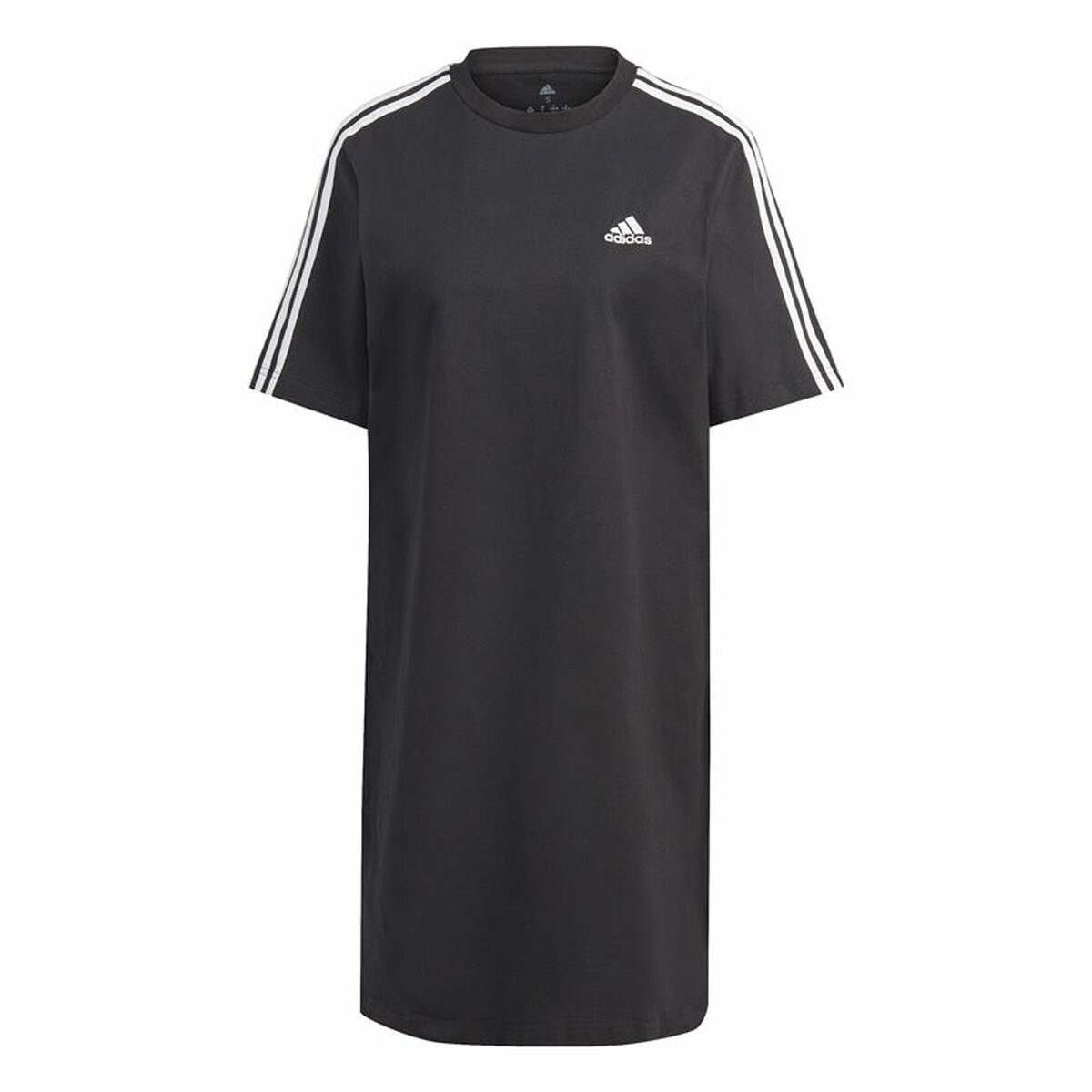 Klänning Adidas 3S Boyfriend Single Svart