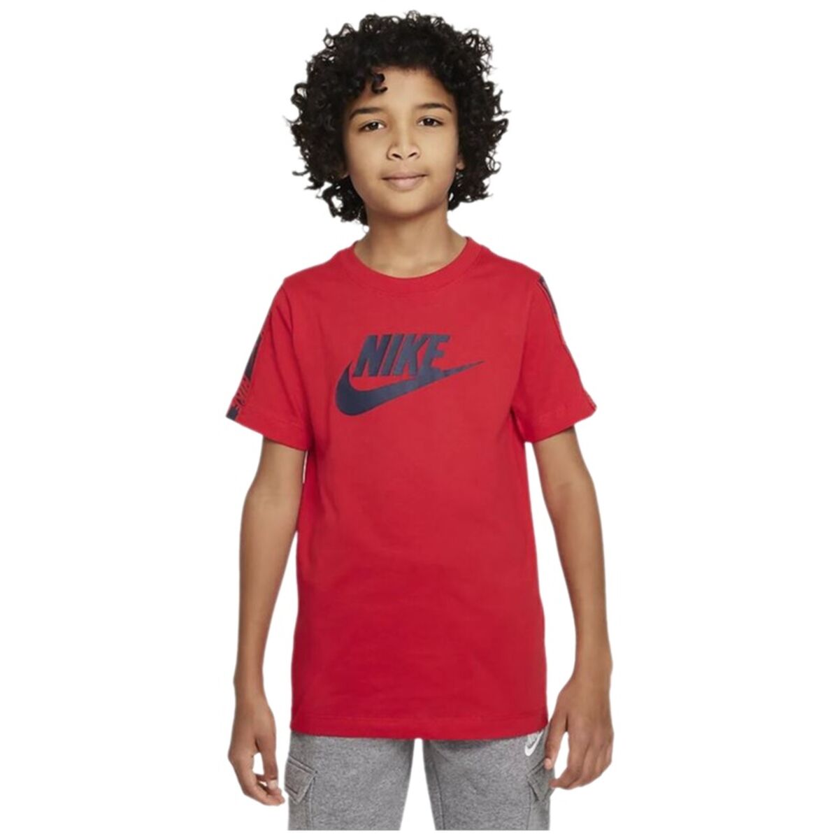 Barn T-shirt med kortärm Nike Röd