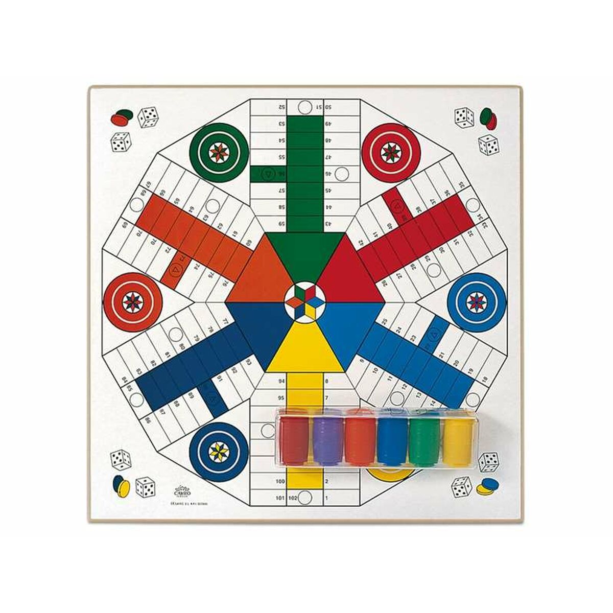 Parchís och Oca Board Cayro (40 x 40 cm) - 3