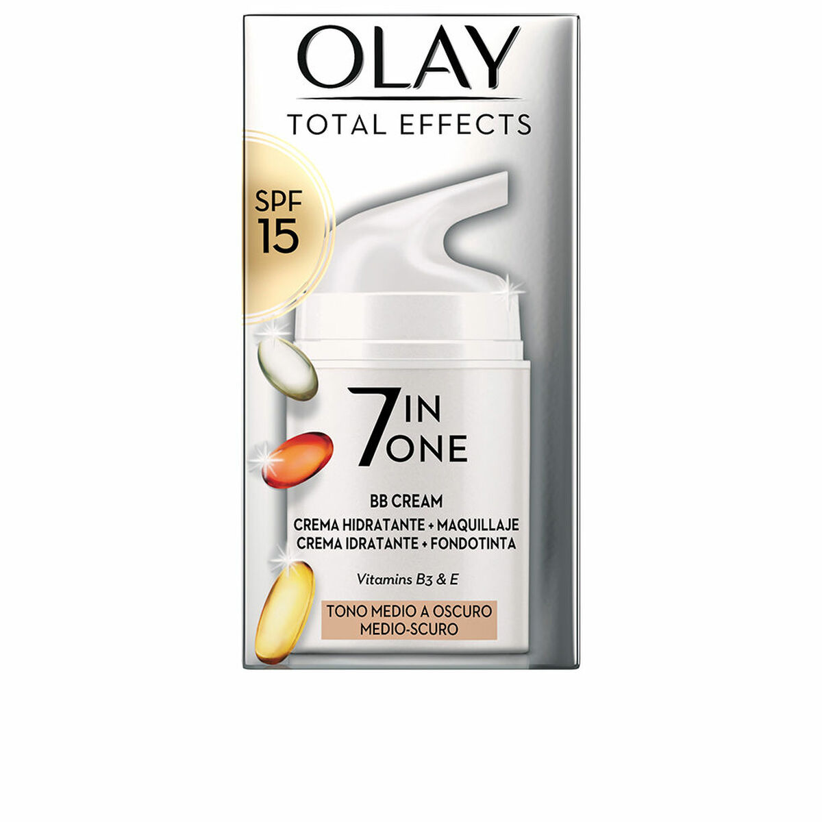 Hydrerande kräm med färg Olay Total Effects Bb Cream Medium Dark Spf 15 50 ml - 2