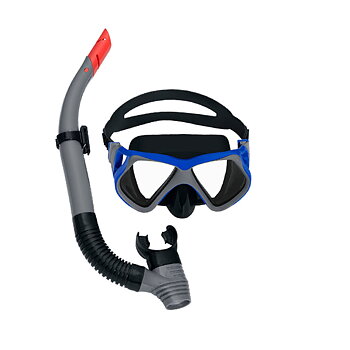 Snorkel och cyklop Bestway Vit Grå Vuxen (1 antal)