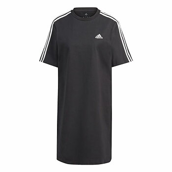Klänning Adidas 3S Boyfriend Single Svart