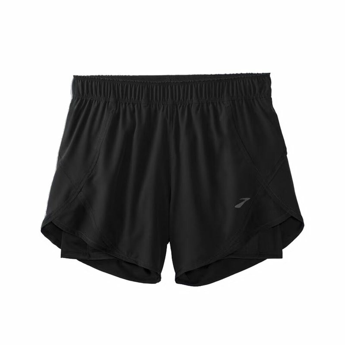 Sportshorts för kvinnor Brooks Chaser 5" 2-in-1 Svart
