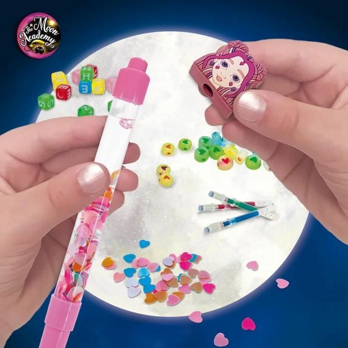 Agenda med tillbehör Lisciani Giochi THE MOON ACADEMY Multicolour - 3