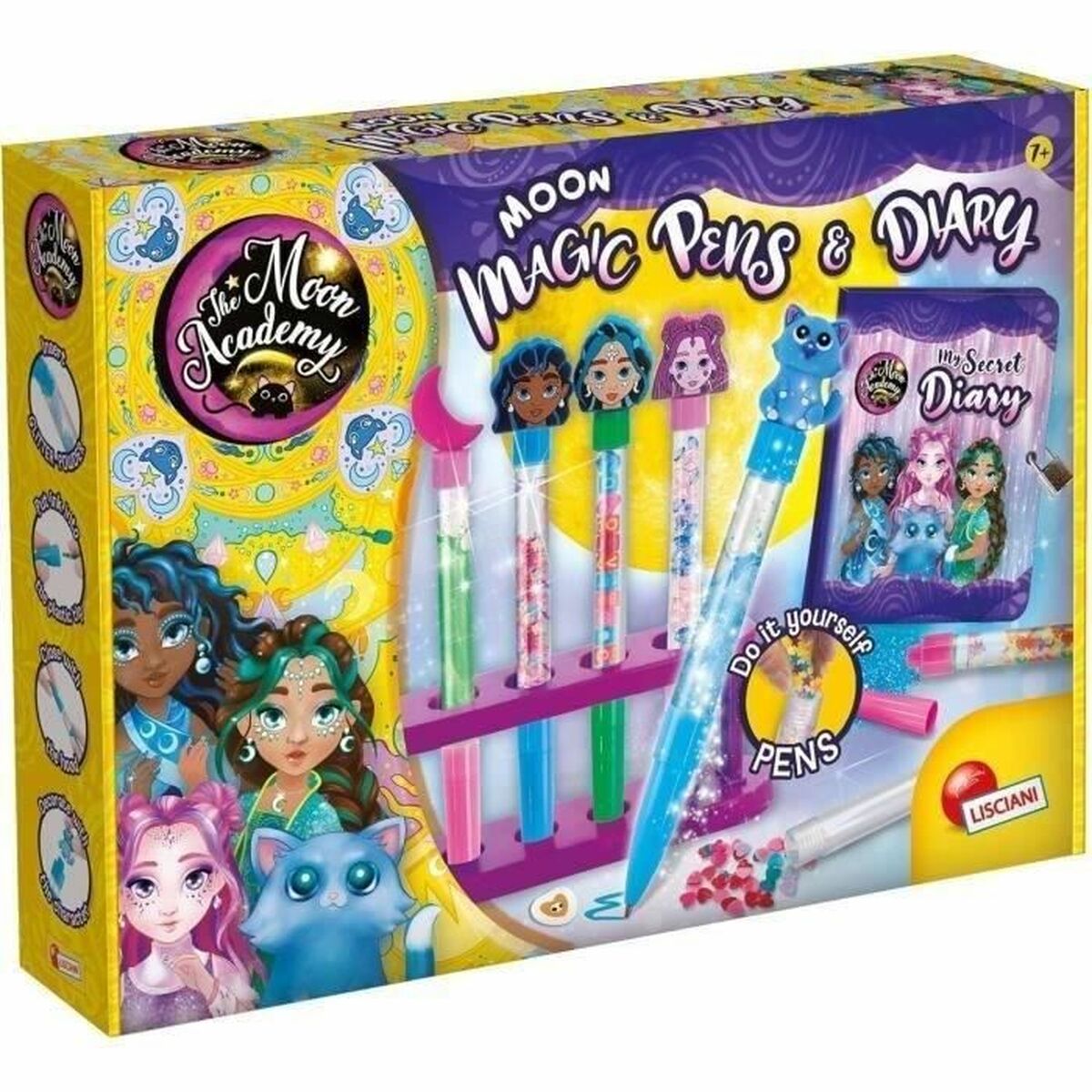 Agenda med tillbehör Lisciani Giochi THE MOON ACADEMY Multicolour