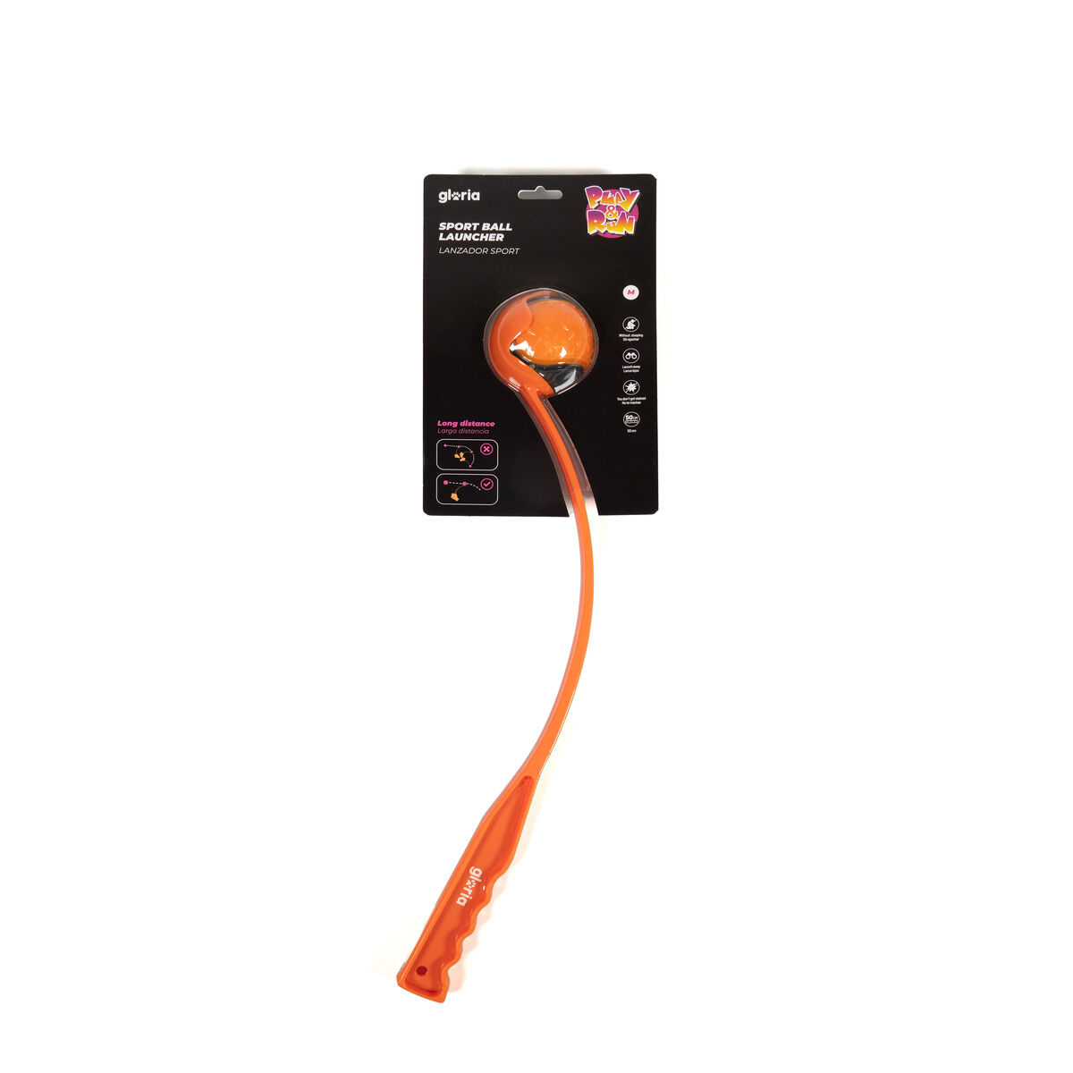 Bollkastare för hundar Gloria Orange polypropen TPR M