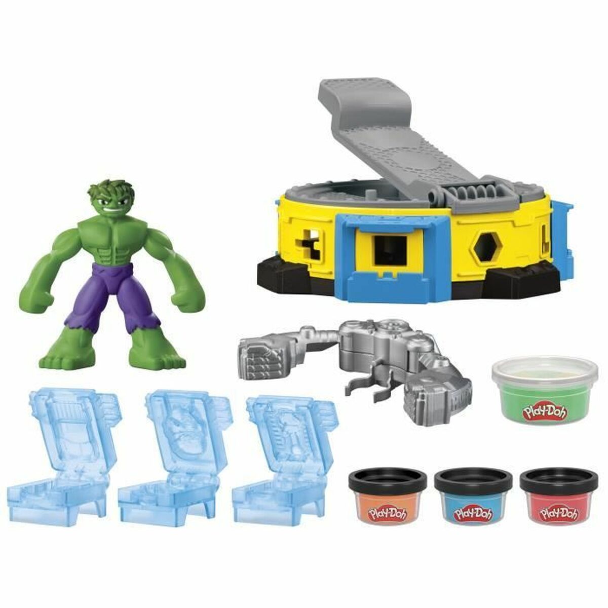 Modellera Spel Play-Doh Hulk Smash It All Multicolour - 2