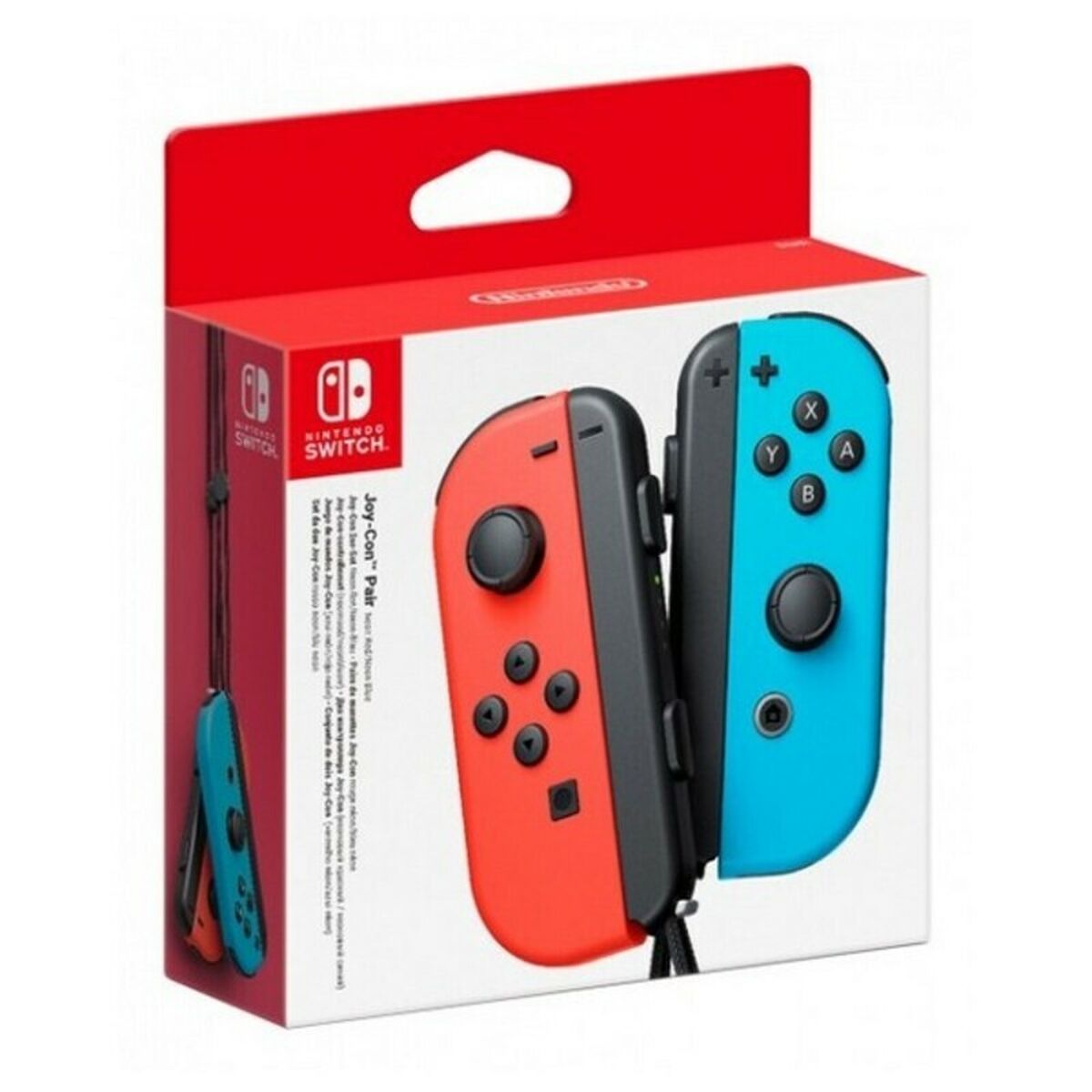 Trådlös Spelkontroll Nintendo Joy-Con Blå Röd - 2