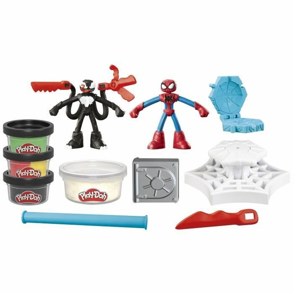Modellera Spel Play-Doh Spider-Man Slash Attack Multicolour - 2