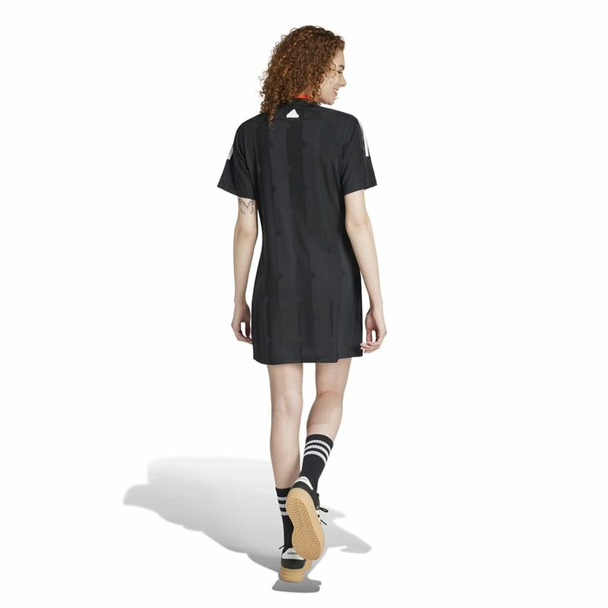 Klänning Adidas Tiro Cut 3 Bandas Jacquard Svart - 3