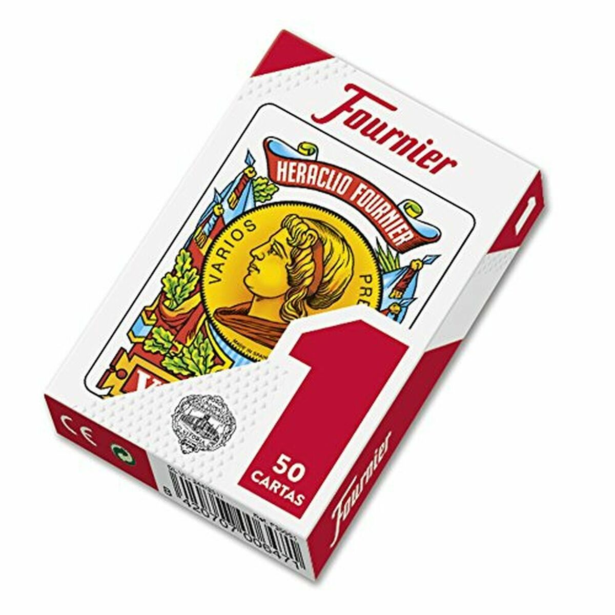 Paket med spanska spelkort (50 kort) Fournier F20991