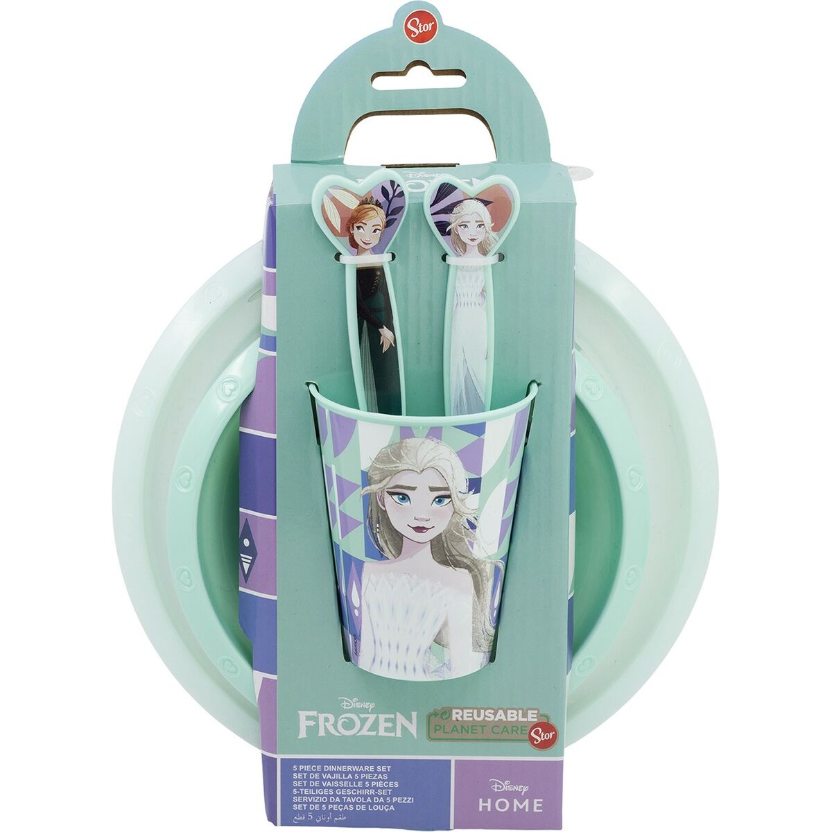 Matset för barn Frozen CZ11310 Plast (5 Delar) - 2