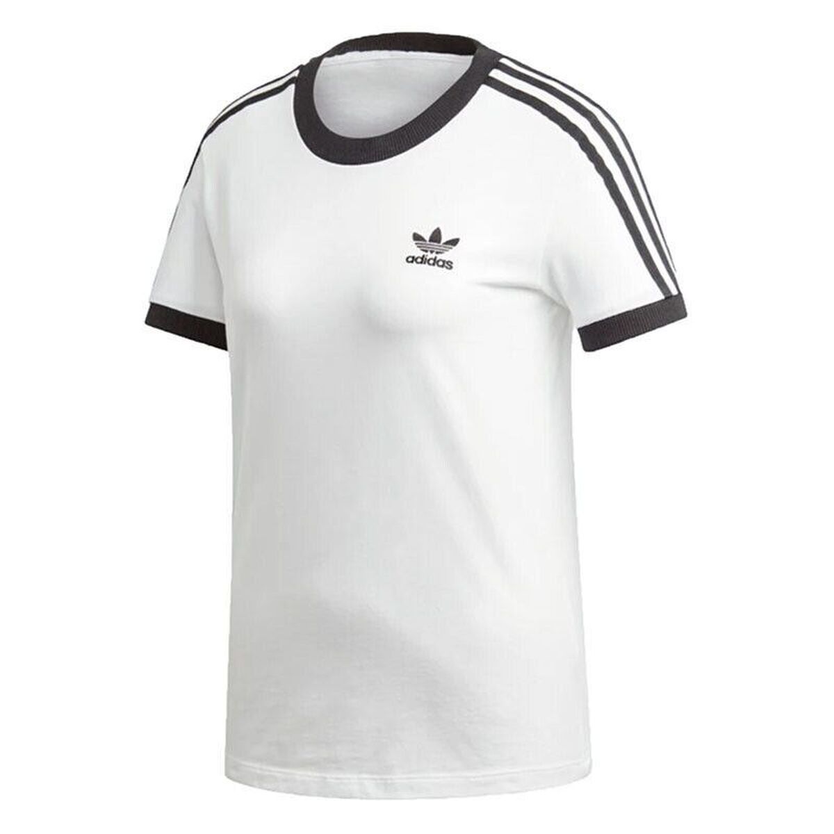 T-shirt med kortärm Dam Adidas Vit