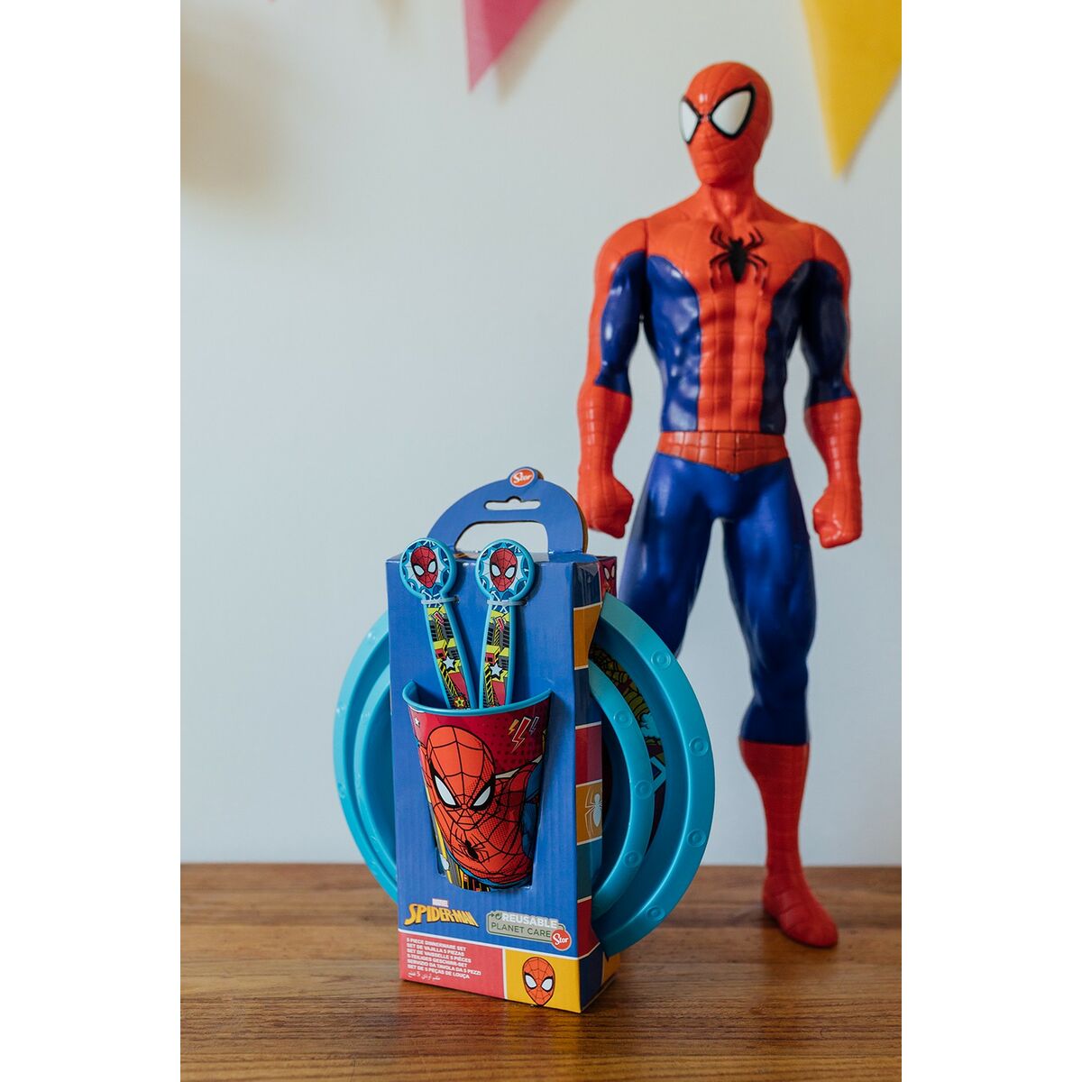 Matset för barn Spider-Man CZ11313 Plast (5 Delar) - 2