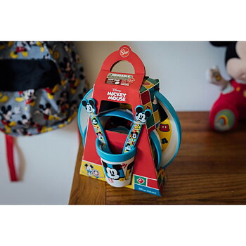 Matset för barn Mickey Mouse CZ11306 Plast (5 Delar)