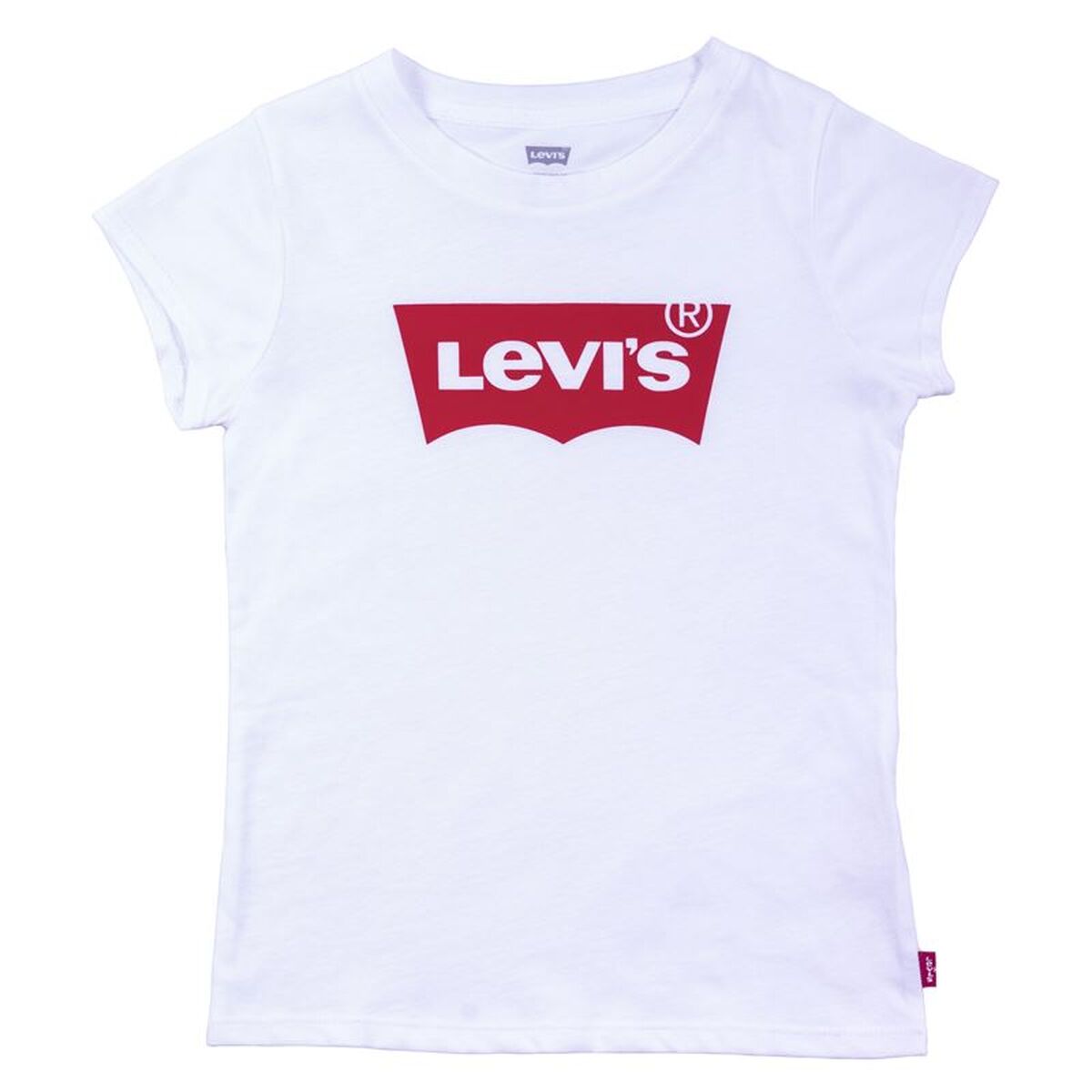 Barn T-shirt med kortärm Levi's Batwing Boys Vit