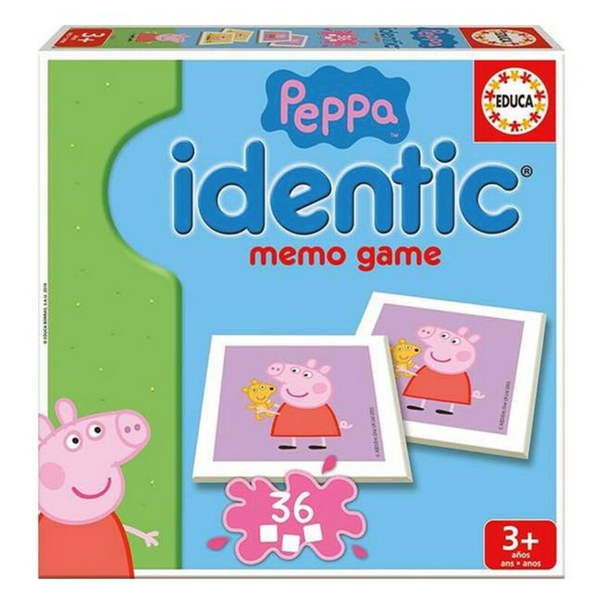 Kortspel Peppa Pig Identic Memo Game Educa 16227 - 2
