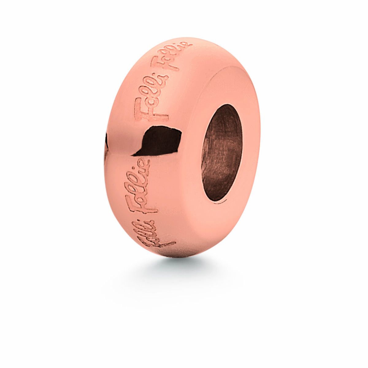 Dampärlor Folli Follie 1P0T002R Gyllene 1 cm