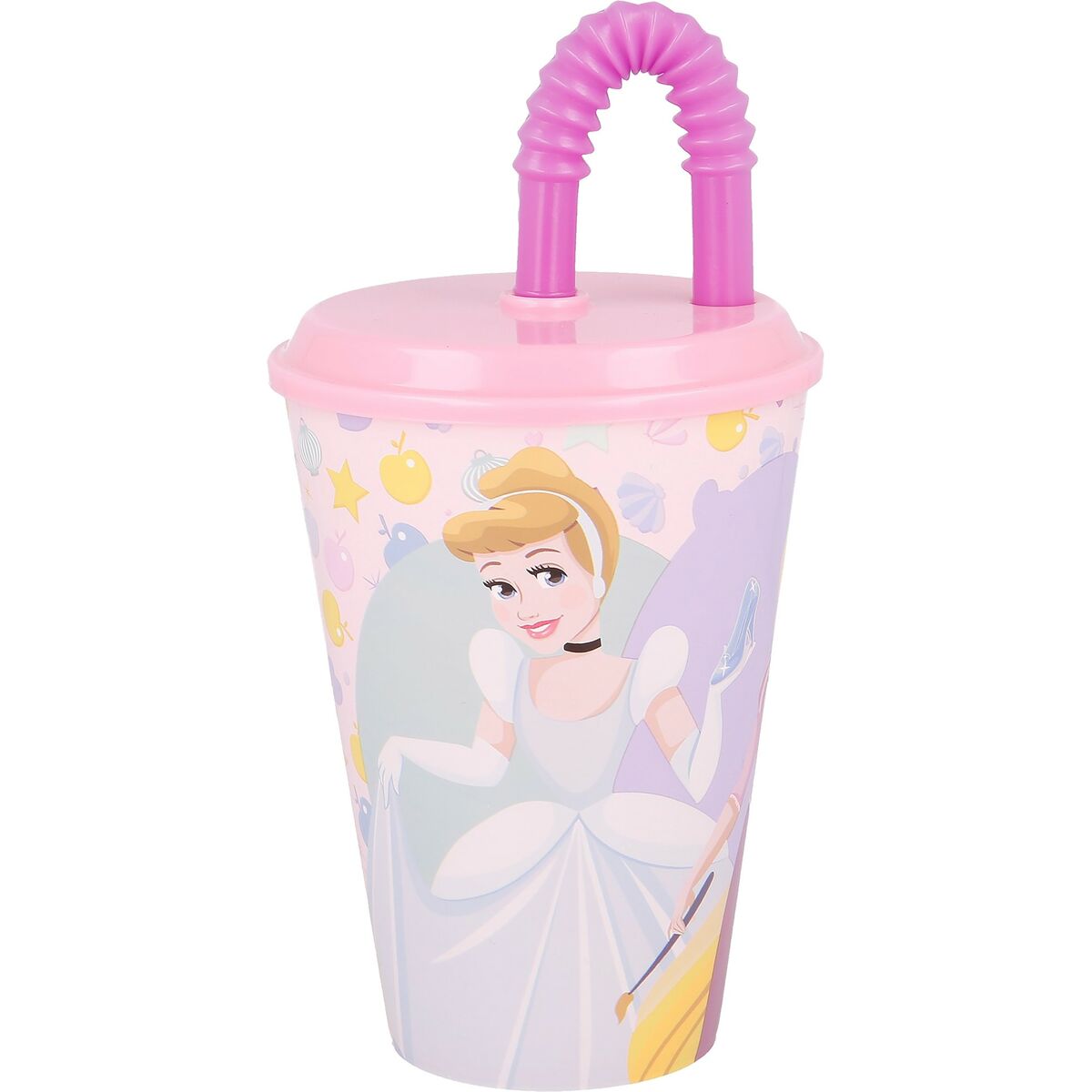 Muggen med Sugrör Disney Princess CZ11362 430 ml - 2