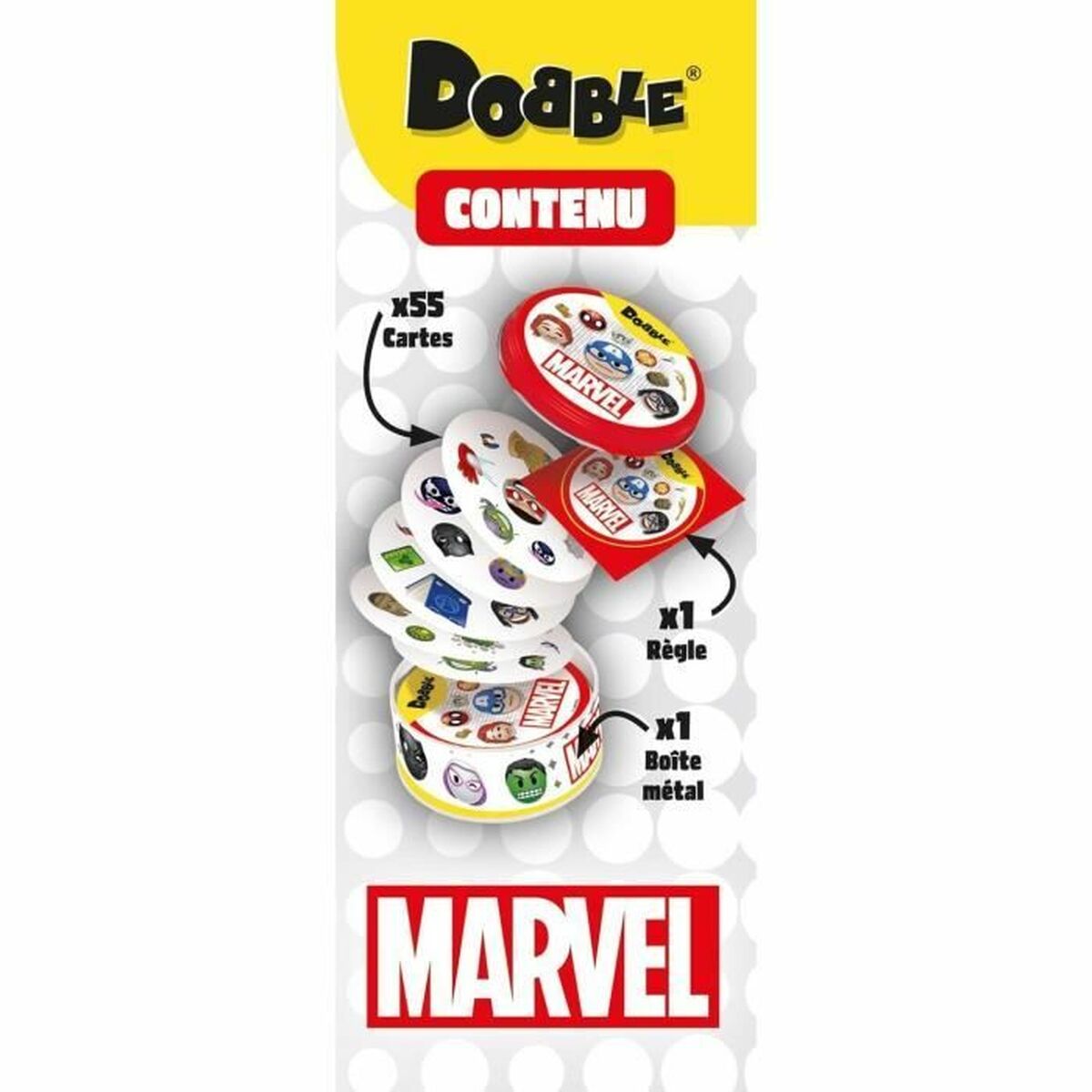 Utbildningsspel Asmodee Dobble: Marvel