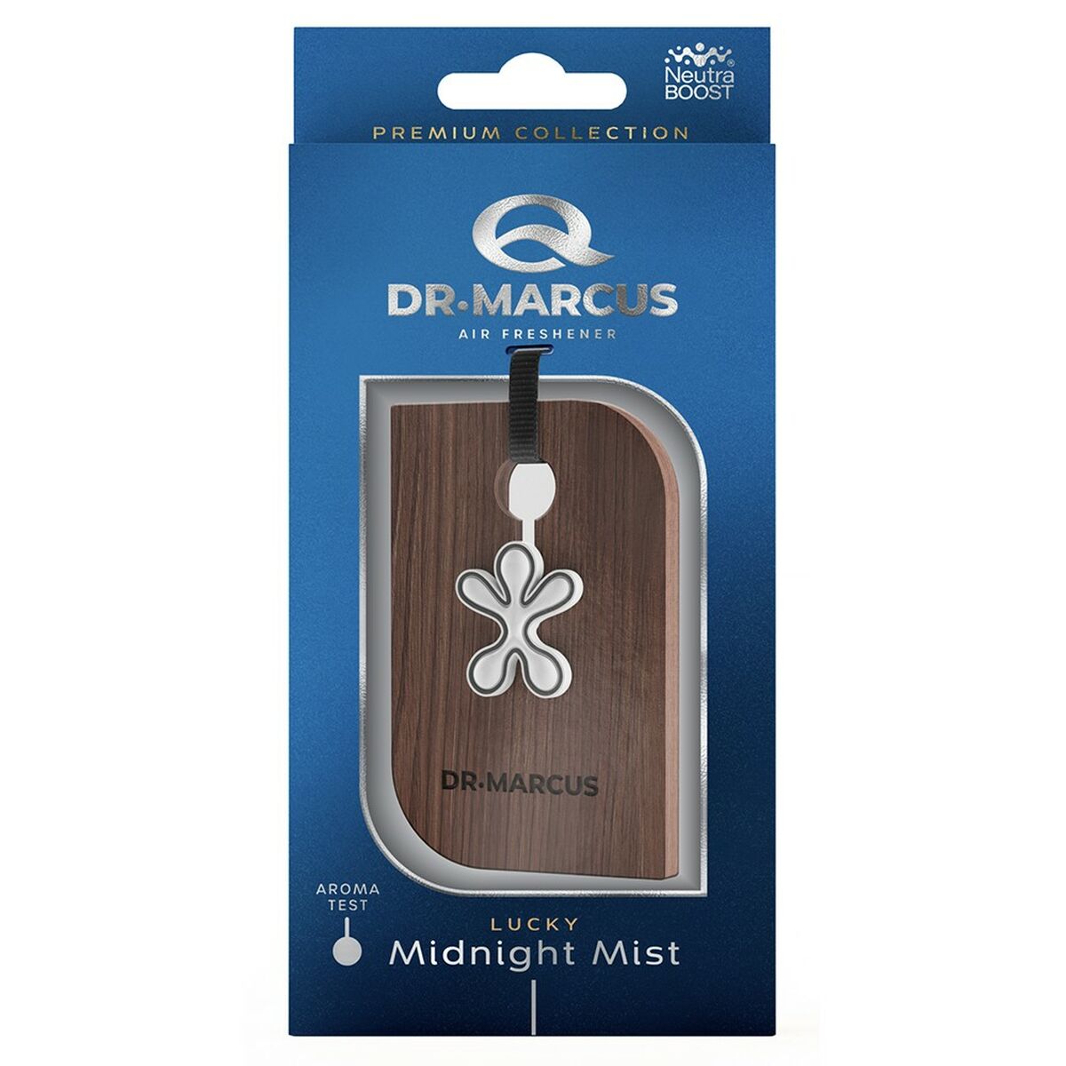 Billuftfreser Dr Marcus Lucky Midnight Mist Trä Plast Doft Hängen