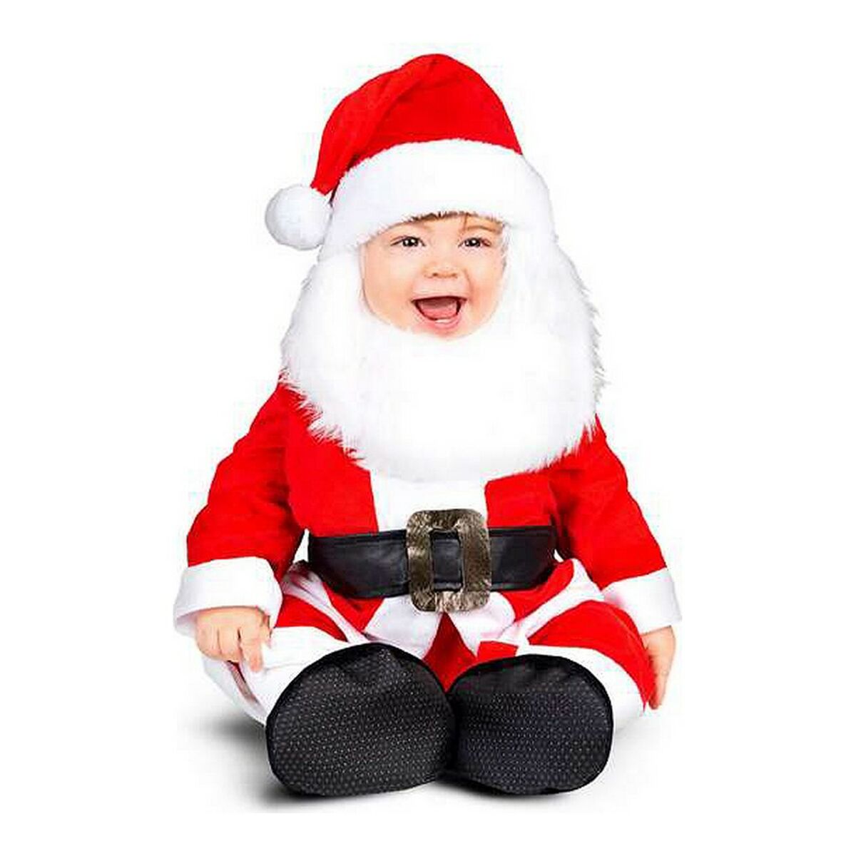 Maskeraddräkt bebis My Other Me Röd Tomte S med ljud