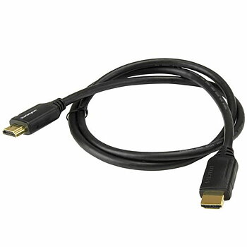Kabel HDMI Startech HDMM1MP              1 m Svart