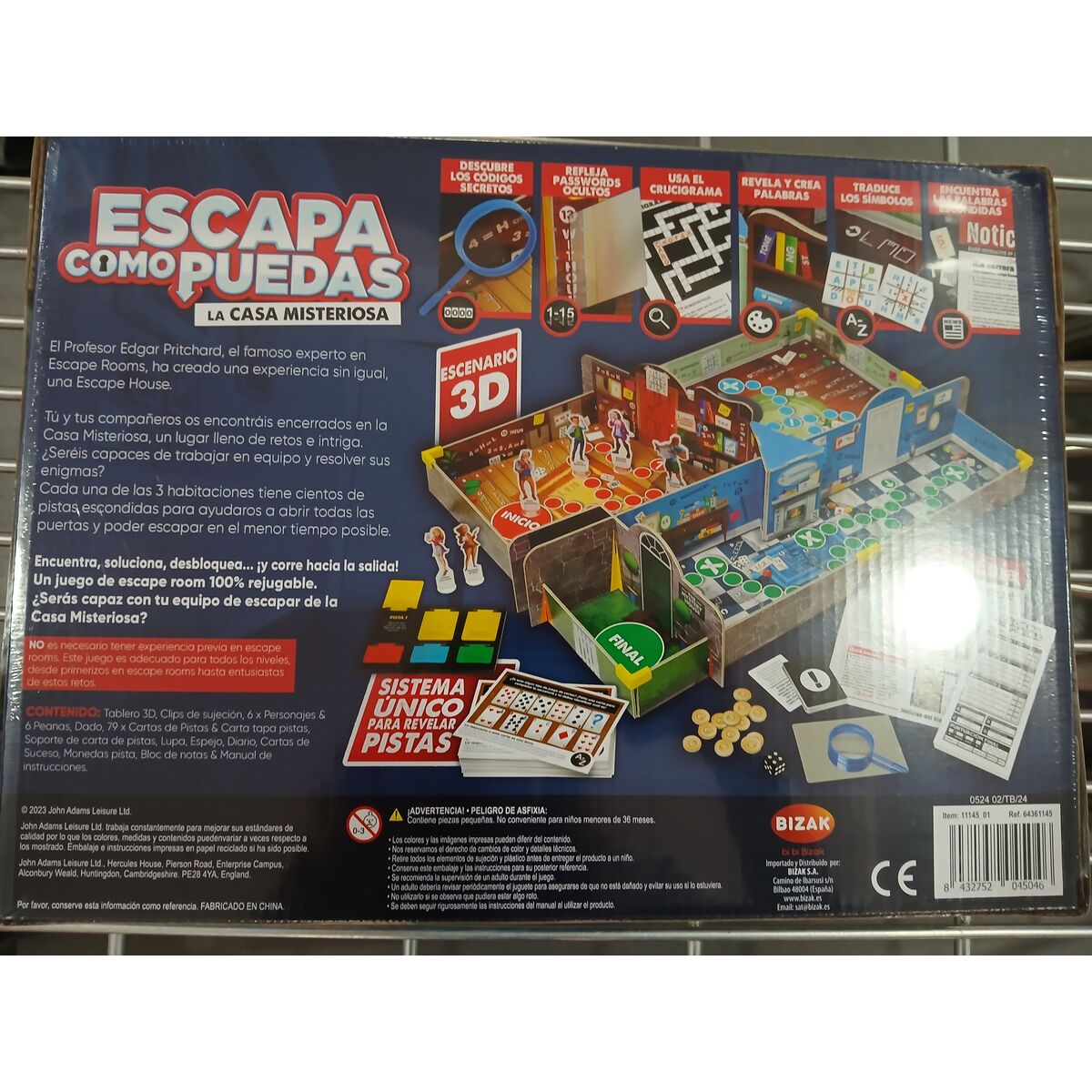 Sällskapsspel Bizak Escapa como puedas - Escape Room Familiar ES - 2